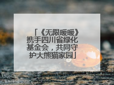 《无限暖暖》携手四川省绿化基金会，共同守护大熊猫家园