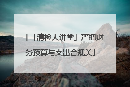 「清检大讲堂」严把财务预算与支出合规关