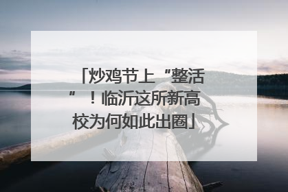 炒鸡节上“整活”！临沂这所新高校为何如此出圈