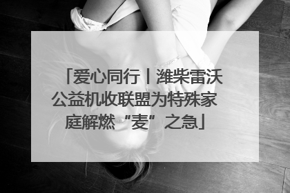 爱心同行丨潍柴雷沃公益机收联盟为特殊家庭解燃“麦”之急