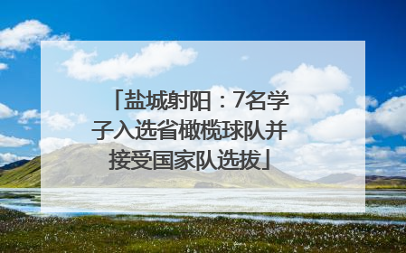 盐城射阳：7名学子入选省橄榄球队并接受国家队选拔