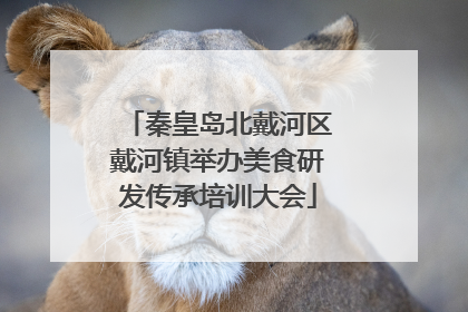 秦皇岛北戴河区戴河镇举办美食研发传承培训大会