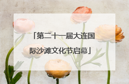 第二十一届大连国际沙滩文化节启幕