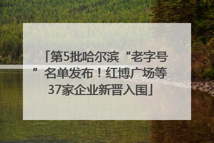 第5批哈尔滨“老字号”名单发布！红博广场等37家企业新晋入围