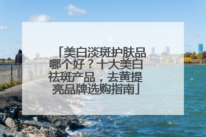 美白淡斑护肤品哪个好？十大美白祛斑产品，去黄提亮品牌选购指南