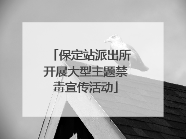 保定站派出所开展大型主题禁毒宣传活动
