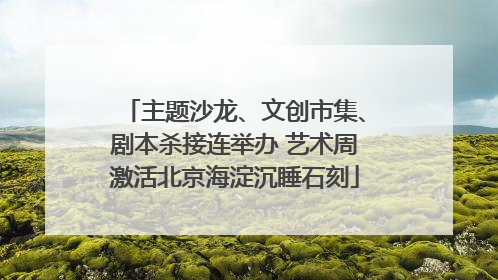 主题沙龙、文创市集、剧本杀接连举办 艺术周激活北京海淀沉睡石刻