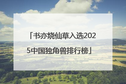 书亦烧仙草入选2025中国独角兽排行榜