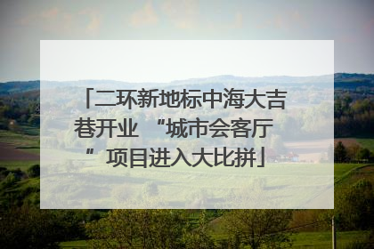 二环新地标中海大吉巷开业 “城市会客厅”项目进入大比拼