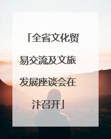 全省文化贸易交流及文旅发展座谈会在汴召开