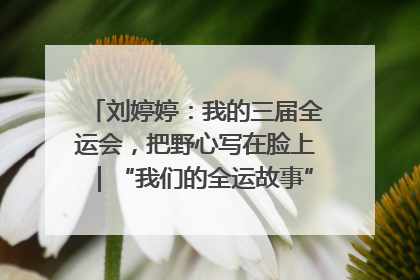 刘婷婷：我的三届全运会，把野心写在脸上｜“我们的全运故事”全民征文大赛