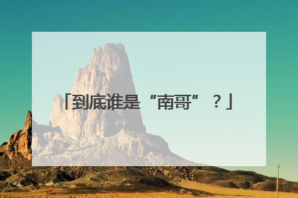 到底谁是“南哥”？