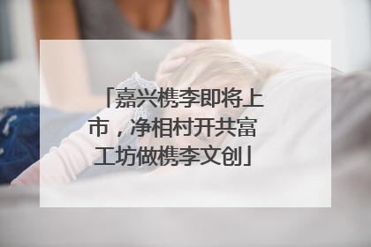 嘉兴槜李即将上市，净相村开共富工坊做槜李文创
