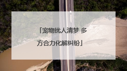 宠物扰人清梦 多方合力化解纠纷