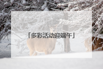 多彩活动迎端午
