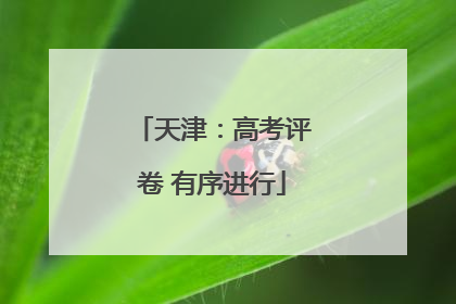 天津：高考评卷 有序进行