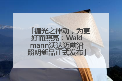 循光之律动，为更好而照亮：Waldmann沃达迈前沿照明新品正式发布