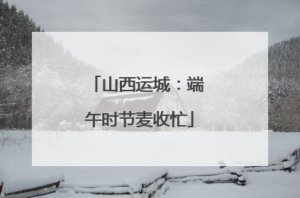 山西运城：端午时节麦收忙