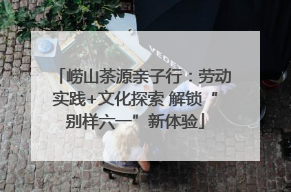 崂山茶源亲子行：劳动实践+文化探索 解锁“别样六一”新体验