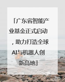 广东省智能产业基金正式启动，助力打造全球AI与机器人创新高地