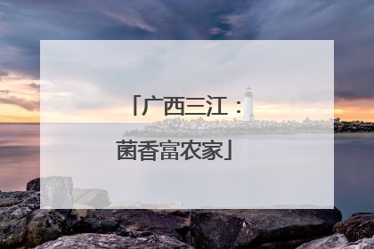 广西三江：菌香富农家