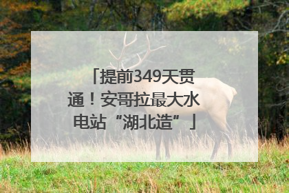 提前349天贯通！安哥拉最大水电站“湖北造”