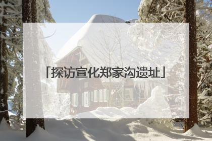 探访宣化郑家沟遗址