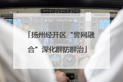扬州经开区“警网融合”深化群防群治