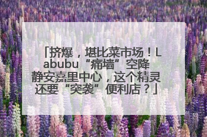 挤爆，堪比菜市场！Labubu“痛墙”空降静安嘉里中心，这个精灵还要“突袭”便利店？