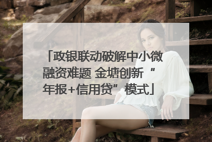 政银联动破解中小微融资难题 金塘创新“年报+信用贷”模式