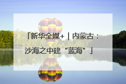 新华全媒+｜内蒙古：沙海之中建“蓝海”