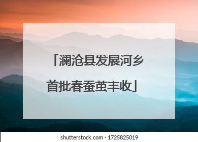 澜沧县发展河乡首批春蚕茧丰收