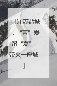 江苏盐城：“音”爱留“夏” 带火一座城