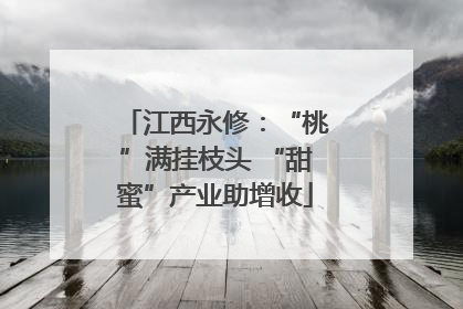 江西永修：“桃”满挂枝头 “甜蜜”产业助增收