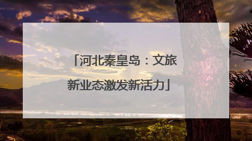 河北秦皇岛：文旅新业态激发新活力