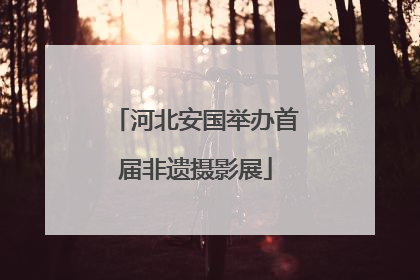 河北安国举办首届非遗摄影展