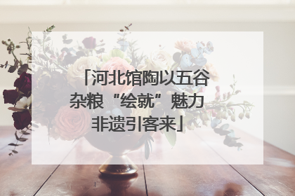 河北馆陶以五谷杂粮“绘就”魅力非遗引客来