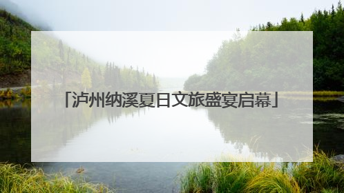 泸州纳溪夏日文旅盛宴启幕