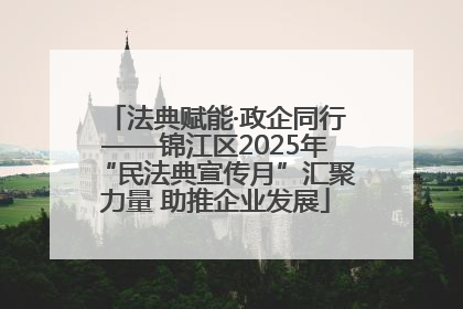 法典赋能·政企同行——锦江区2025年“民法典宣传月”汇聚力量 助推企业发展