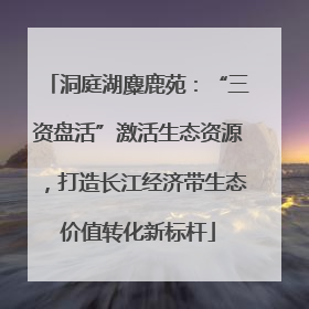 洞庭湖麋鹿苑：“三资盘活”激活生态资源，打造长江经济带生态价值转化新标杆