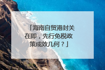 海南自贸港封关在即，先行免税政策成效几何？