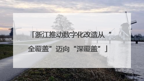 浙江推动数字化改造从“全覆盖”迈向“深覆盖”