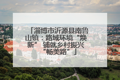 淄博市沂源县南鲁山镇：路域环境“焕新” 铺就乡村振兴“畅美路”