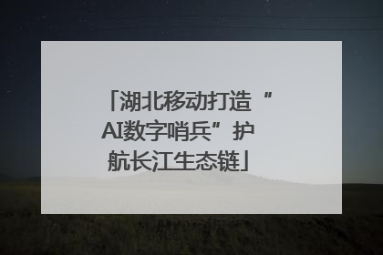 湖北移动打造“AI数字哨兵”护航长江生态链