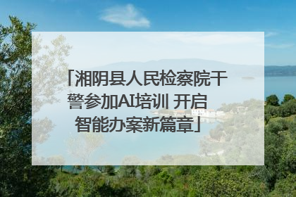 湘阴县人民检察院干警参加AI培训 开启智能办案新篇章