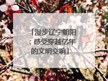 漫步辽宁朝阳：感受穿越亿年的文明交响