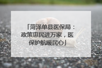 菏泽单县医保局：政策惠民进万家，医保护航暖民心