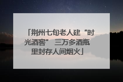 荆州七旬老人建“时光酒窖” 三万多酒瓶里封存人间烟火