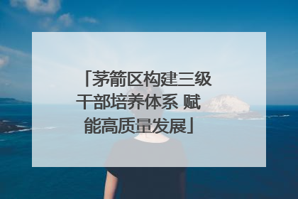 茅箭区构建三级干部培养体系 赋能高质量发展