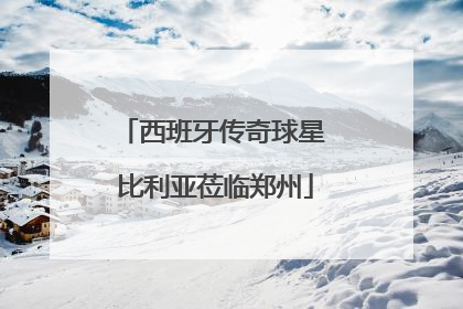 西班牙传奇球星 比利亚莅临郑州